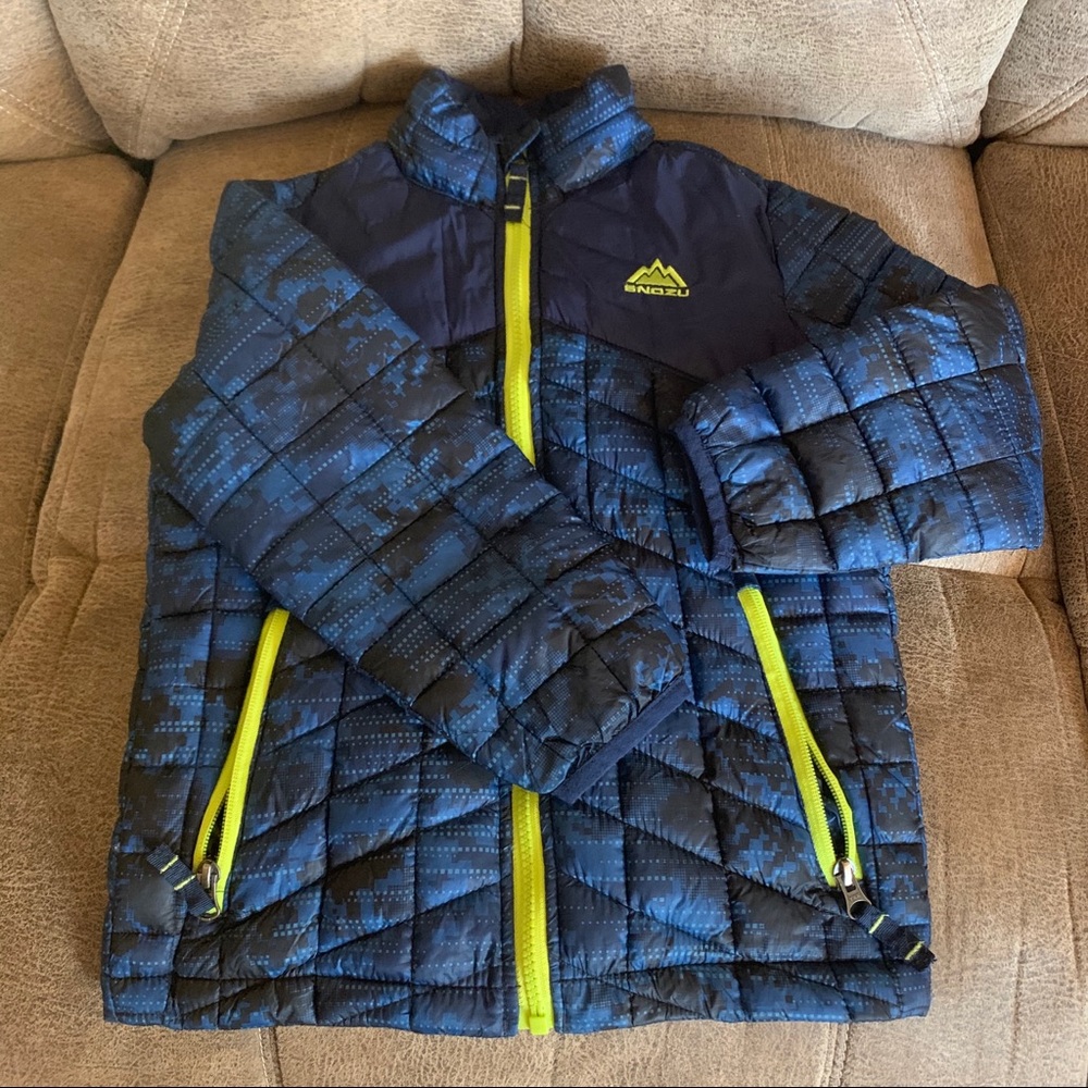 Snozu Dark Blue/Black Quilted/Puffer Jacket 5/6
